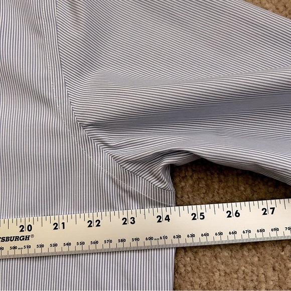 UNTUCKit Wrinkle Free Striped Long Sleeve Button Down Shirt - Picture 6 of 6